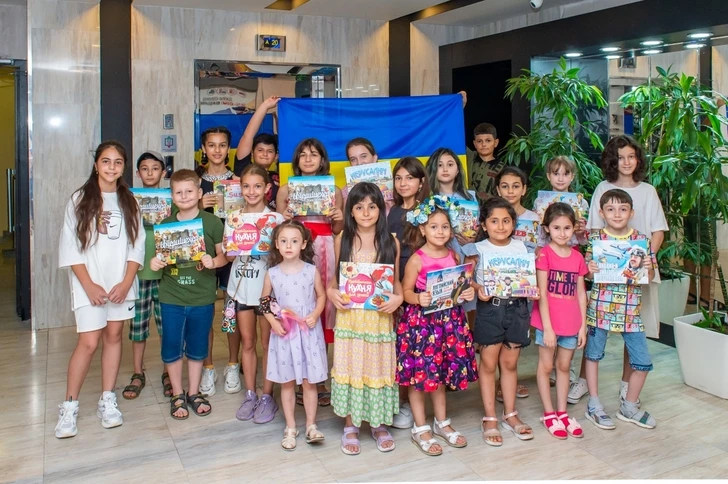 В Азербайджане завершился благотворительный конкурс детского творчества в поддержку детей Украины - ФОТО