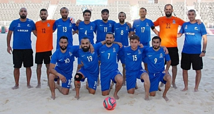 Определились соперники сборной Азербайджана по футболу на Всемирных пляжных играх