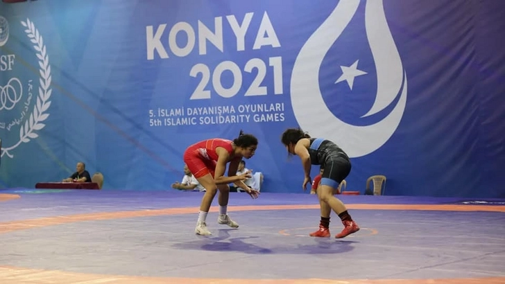 Азербайджанская борчиха завоевала бронзовую медаль на Исламиаде - ФОТО