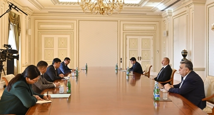 Ильхам Алиев принял заместителя председателя Кабмина Кыргызстана