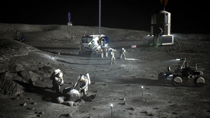 NASA обнародовало возможные места высадки астронавтов на Луну