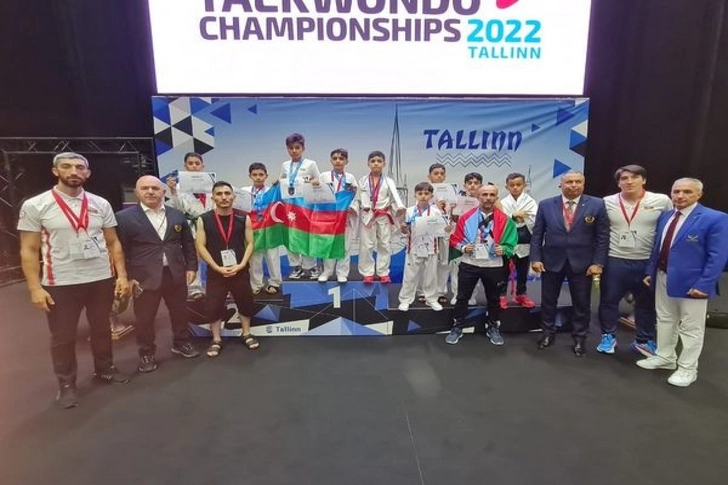Азербайджанские таэквондисты завоевали девять медалей на клубном чемпионате Европы - ФОТО