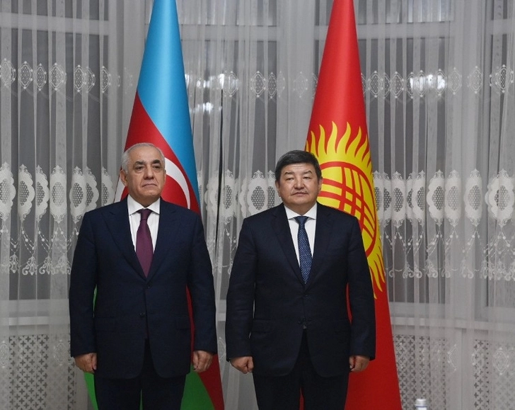 Али Асадов встретился с председателем Кабинета Министров Кыргызстана - ФОТО