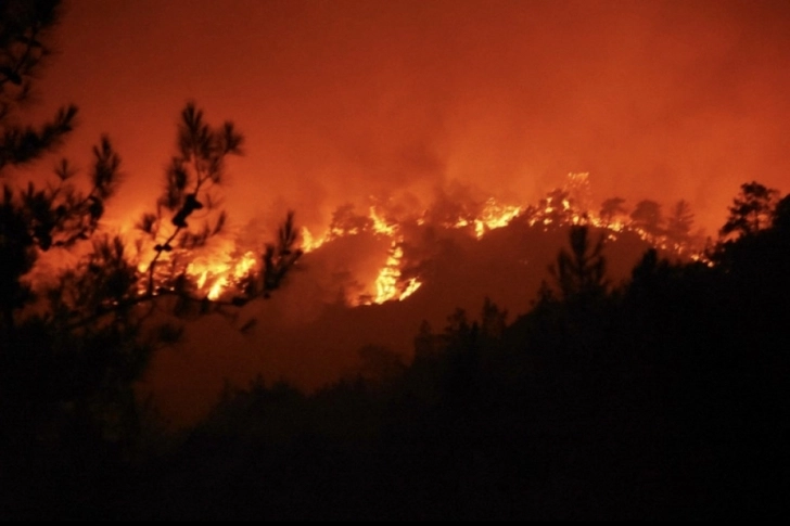 Пожар в горной местности в Масаллы потушен