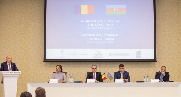 В Баку состоялся азербайджано-румынский бизнес-форум - ФОТО
