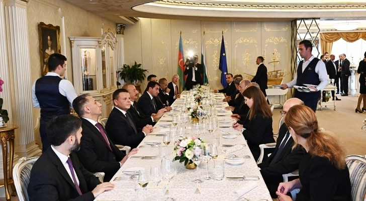 В Болгарии в честь Президента Ильхама Алиева был дан обед - ОБНОВЛЕНО/ФОТО/ВИДЕО
