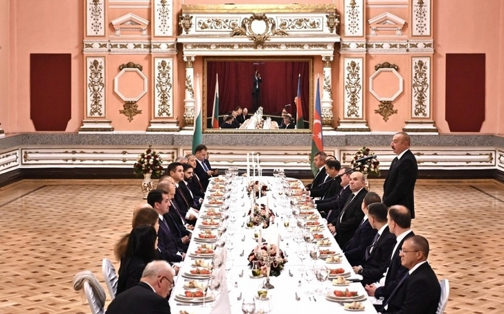 В Софии дан ужин в честь Президента Ильхама Алиева - ФОТО
