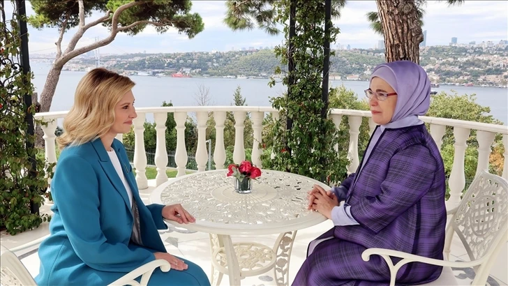 Эмине Эрдоган встретилась с первой леди Украины - ФОТО