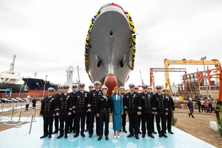 В Турции спустили на воду первый корвет для украинского флота «Гетман Иван Мазепа» - ФОТО