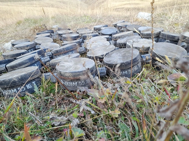 Минобороны: Обезврежены мины, закопанные в Дашкесенском районе в целях провокации - ФОТО