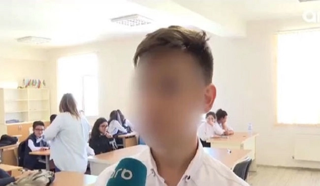 Пострадавший в бакинской школе ученик: Я не ожидал от него этого удара - ВИДЕО
