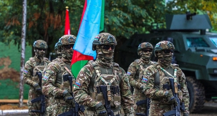 Продолжаются совместные учения спецназа Азербайджана, Турции и Грузии - ФОТО