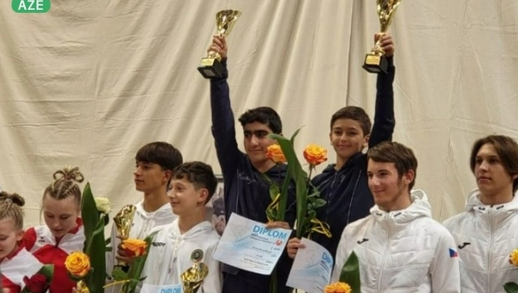 Азербайджанские гимнасты завоевали золотые медали на международном турнире в Чехии