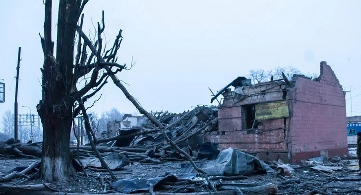 В Донецке разрушены десятки домов азербайджанцев - ВИДЕО