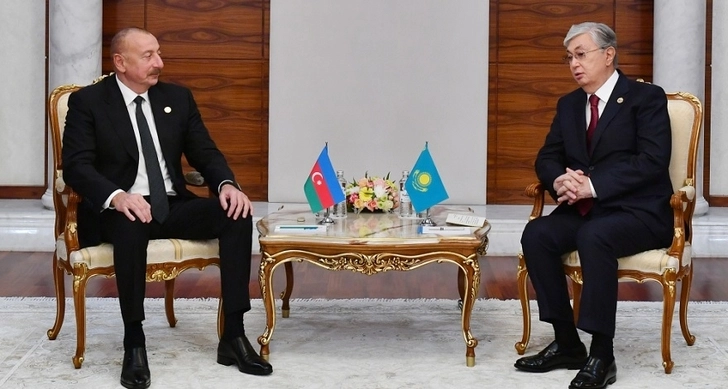 Ильхам Алиев встретился с президентом Казахстана - ФОТО/ВИДЕО/ОБНОВЛЕНО