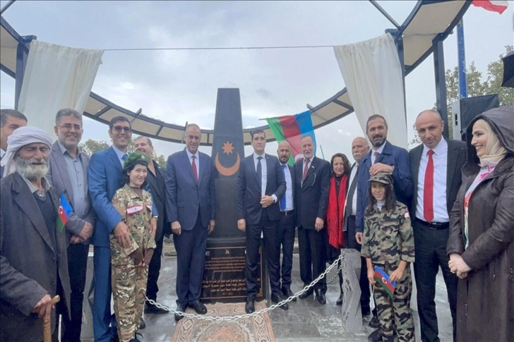 В Ливане воздвигнут памятник шехидам Отечественной войны - ФОТО