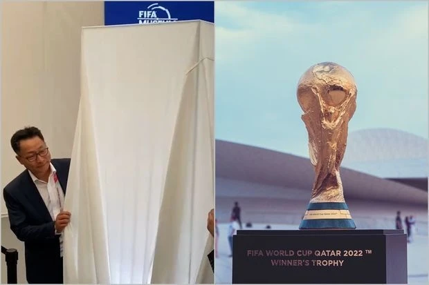 В Катаре представлен кубок чемпионата мира - 2022 по футболу - ВИДЕО