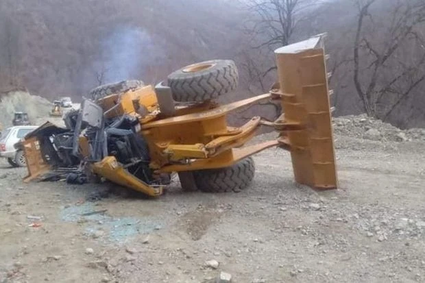 В Кельбаджарском районе перевернулся трактор, есть погибший - ФОТО