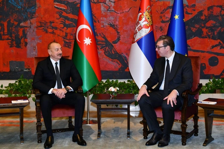Президент Сербии дал официальный ланч в честь Ильхама Алиева - ВИДЕО