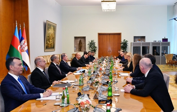 Состоялась встреча Президента Азербайджана с премьером Сербии в расширенном составе - ОБНОВЛЕНО/ФОТО/ВИДЕО