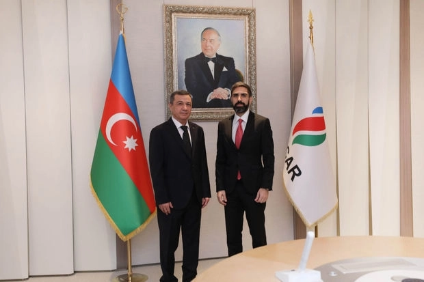 Ровшан Наджаф встретился с послом Туркменистана в Азербайджане