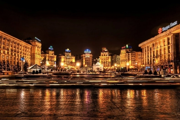 В большинстве зданий Киева есть свет, вода и тепло