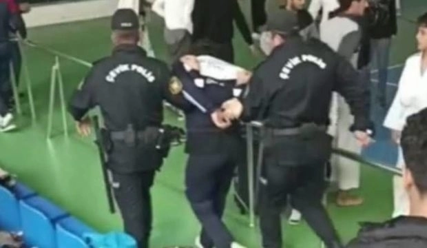 Распространились кадры задержания подозреваемого в убийстве в олимпийском комплексе - ВИДЕО