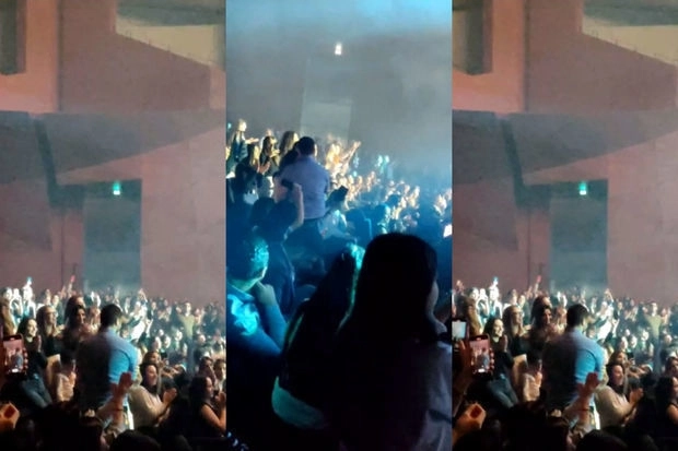 В Баку на концерте турецкого певца Ялына азербайджанец сделал предложение руки и сердца своей девушке - ВИДЕО