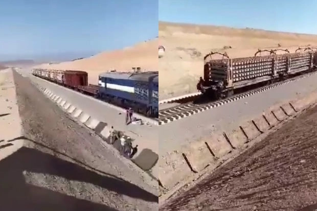 Обнародованы новые кадры со строительства железной дороги Физули-Джебраил-Зангилан-Агбенд-ВИДЕО