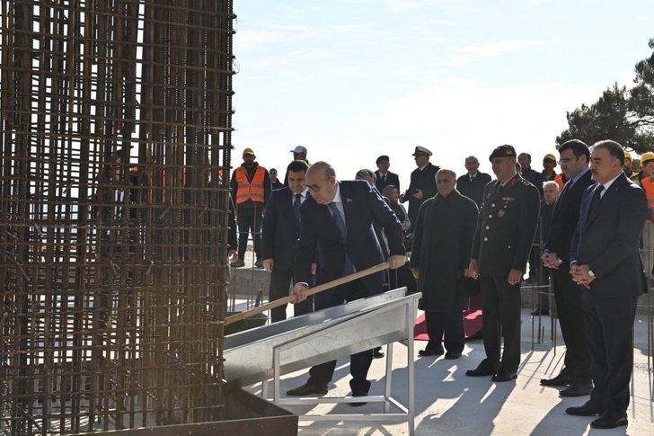 В Чанаккале заложен фундамент памятника азербайджанским воинам-шехидам - ФОТО
