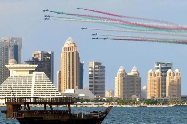 Перед финалом ЧМ-2022 по футболу в Катаре прошли авиашоу и карнавал