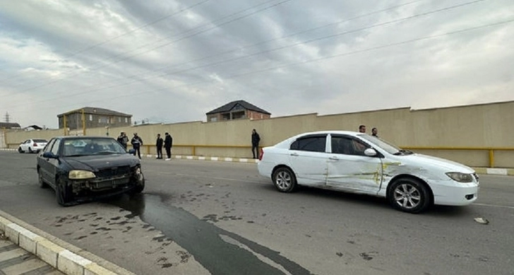 В Нахчыване столкнулись два автомобиля, есть пострадавший - ФОТО