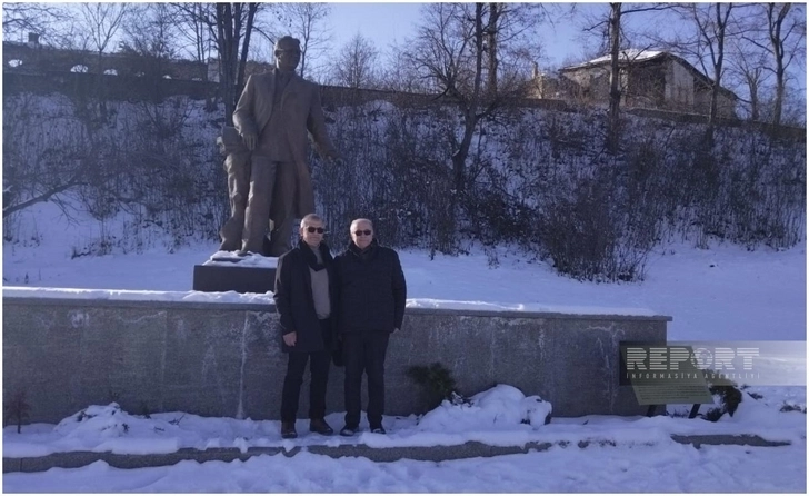 Проживающий в Швеции журналист из Южного Азербайджана посетил Шушу - ФОТО