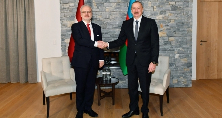 Президент Азербайджана встретился с президентом Латвии - ОБНОВЛЕНО/ФОТО