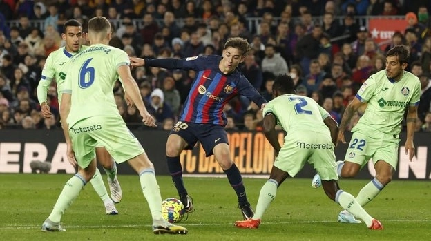 «Барселона» с минимальным счетом обыграла «Хетафе» в матче Ла Лиги - ВИДЕО