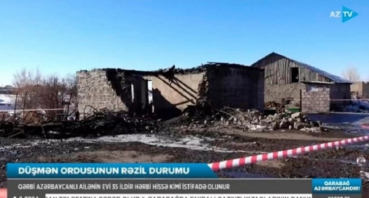 Казарма, в которой сгорели армянские солдаты, была домом азербайджанца, которого изгнали 35 лет назад - ВИДЕО