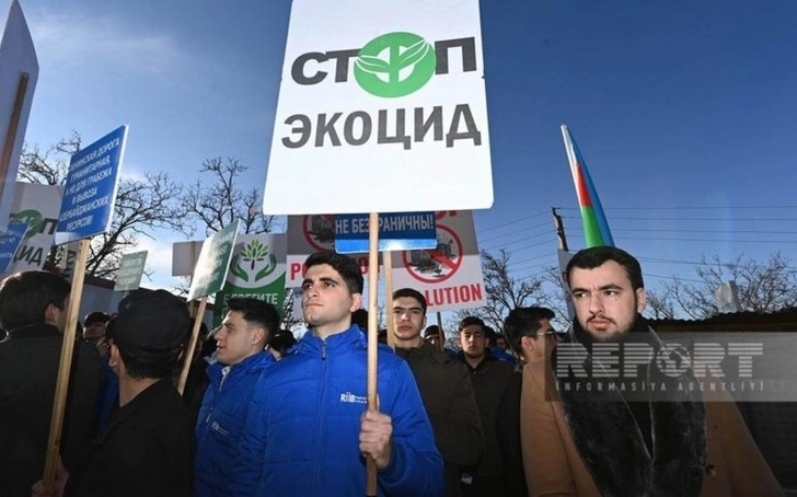 Акция протеста на дороге Ханкенди - Лачын продолжается 47 дней