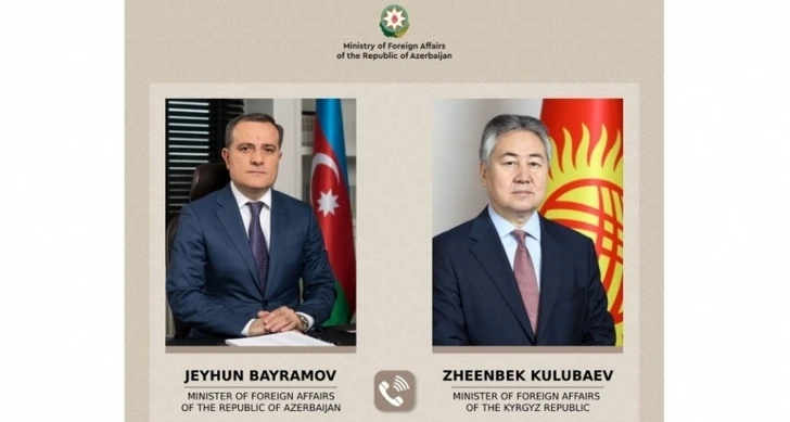 Глава МИД Кыргызстана позвонил Джейхуну Байрамову в связи с терактом в посольстве Азербайджана в Тегеране
