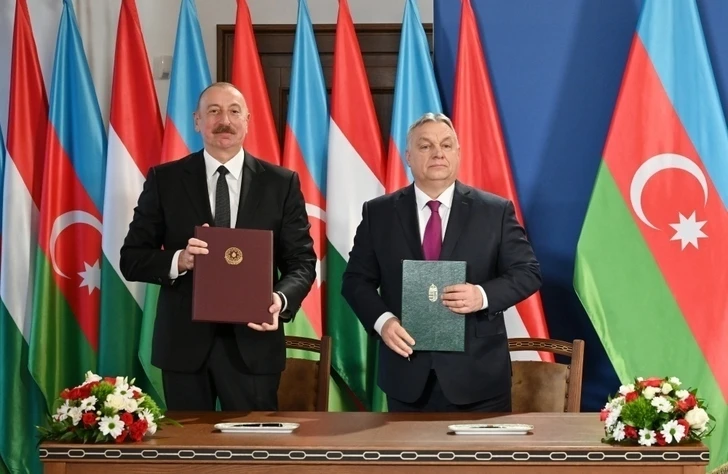 В Будапеште подписаны азербайджано-венгерские документы - ОБНОВЛЕНО/ФОТО