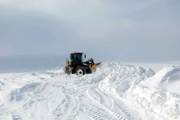 В Кельбаджаре продолжаются работы по очистке дорог от снега – ВИДЕО