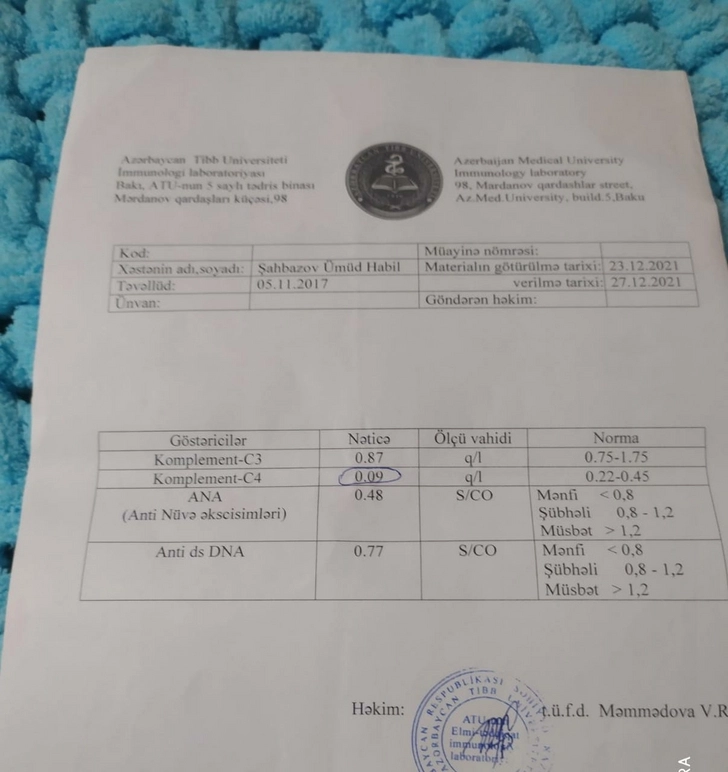 Media.az - Новости Азербайджана - У нас появился шанс вылечить сына, но нет 7 000 манатов. ПРИЗЫВ О ПОМОЩИ