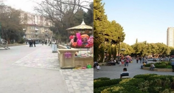 Известный бакинский парк закрылся на ремонт - ФОТО