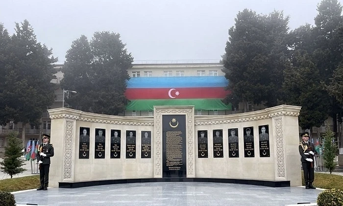 В Военном институте состоялась церемония открытия Мемориального комплекса в честь шехидов - ВИДЕО