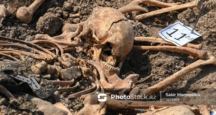 В Физули обнаружены фрагменты человеческих костей