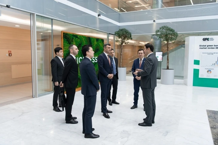 Обсуждены перспективы сотрудничества между ЦБ Азербайджана и Международным финансовым центром «Астана» - ФОТО