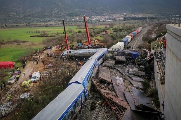 Возросло число жертв столкновения поездов в Греции