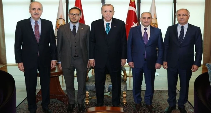Президент Турции принял делегацию партии «Ени Азербайджан»