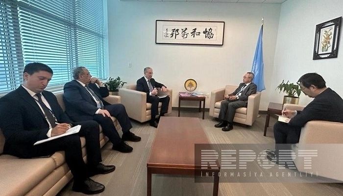 Азербайджанская делегация встретилась в Нью-Йорке с заместителем генсека ООН