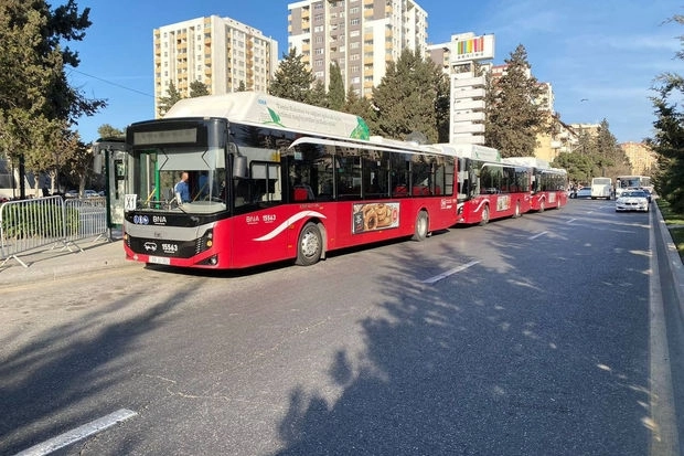 БТА: Автобусы готовы к перевозке болельщиков на матч «Карабах» - «Галатасарай» - ФОТО