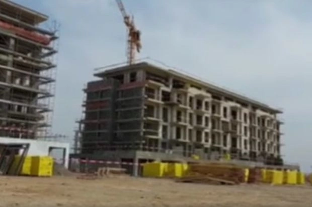 В Агдаме строятся новые здания - ВИДЕО